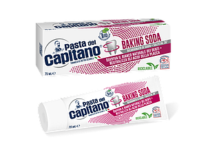 Зубна паста Pasta Del Capitano Baking Soda Вибілювальна 75 мл, фото 2