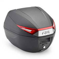 КОФР ЦЕНТРАЛЬНИЙ GIVI C30NT MONOLOCK (30L) З ПЛИТОЙ - RED