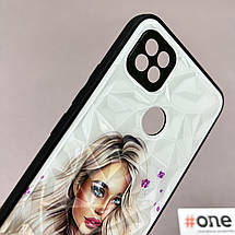 Чохол для Xiaomi Redmi 9C Ladies з 3д ефектом із принтом дівчини чохол на телефон сяомі редмі 9с рожевий, фото 4