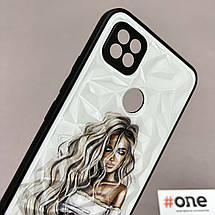 Чохол для Xiaomi Redmi 9C Ladies з 3д ефектом з принтом дівчини чохол на телефон сяомі редмі 9с білий, фото 4