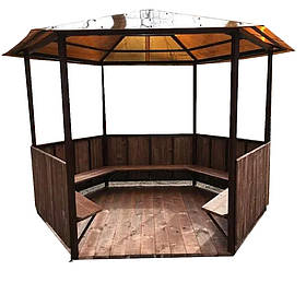 Дерев'яна альтанка шестигранна ШБ-22