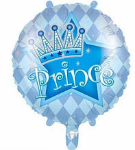 Фольгована кулька коло Prince 18" Китай