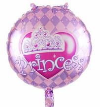 Фольгована кулька коло Princess 18" Китай