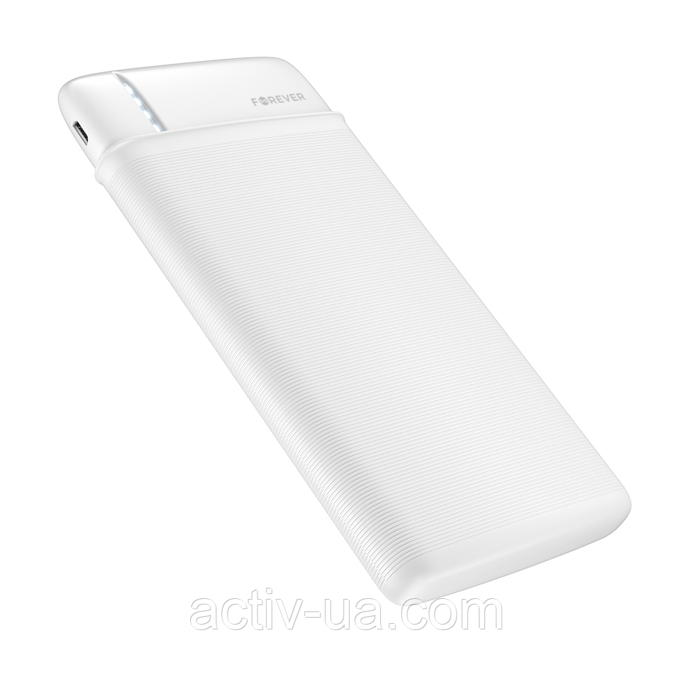 Power Bank Forever TB-100M на 10000mAh 2xUSB, microUSB, USB Type-C для мобільних телефонів, планшетів, Польща
