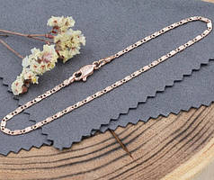 Браслет Xuping 40955, довжина 19см, ширина 2мм, позолота РО