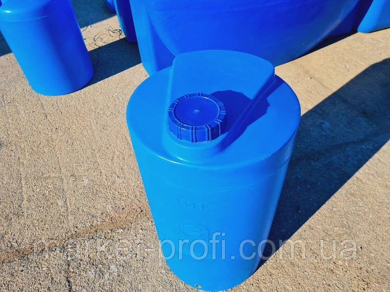 Бочка для воды 130 литров, пищевая пластиковая - фото 6 - id-p1640308204