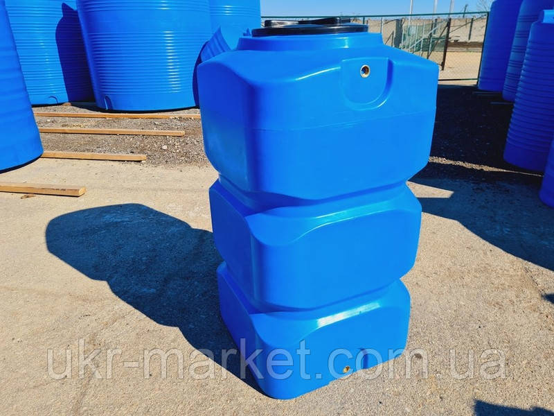 Бак для воды пластиковый на 500 литров - фото 10 - id-p1640309168