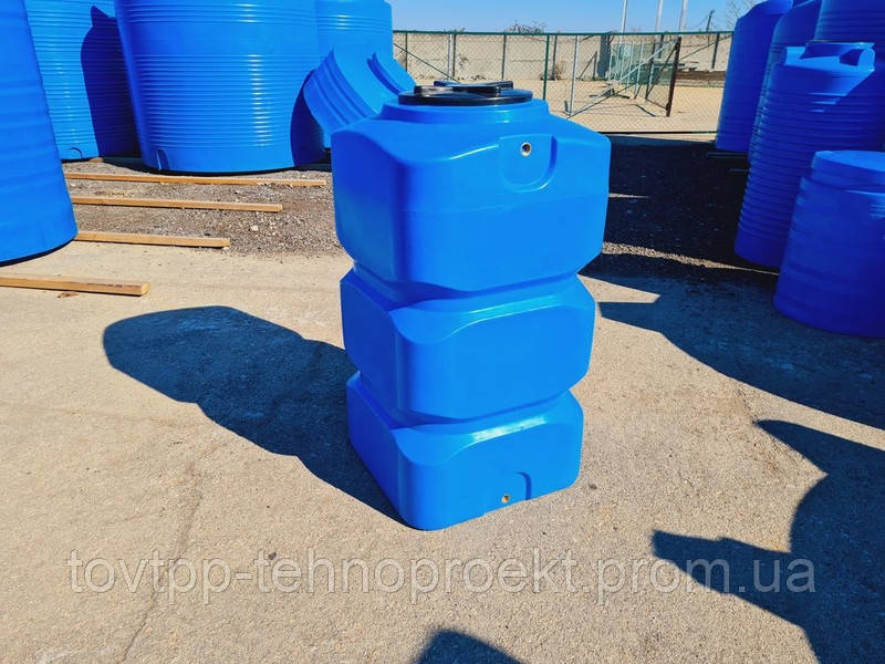 Бак для воды пластиковый на 500 литров - фото 2 - id-p1640309920