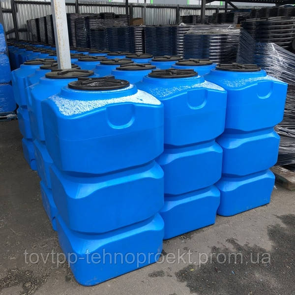 Бак для воды пластиковый на 500 литров - фото 7 - id-p1640309920