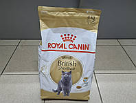 Royal Canin British Shorthair Adult, с птицей, 4 кг сухой корм для британских короткошерстных взрослых котов