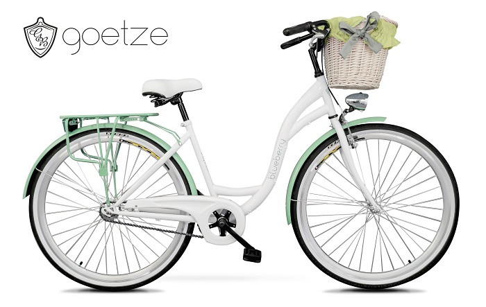 Жіночий міський велосипед GOETZE BLUEBERRY 28 + кошик