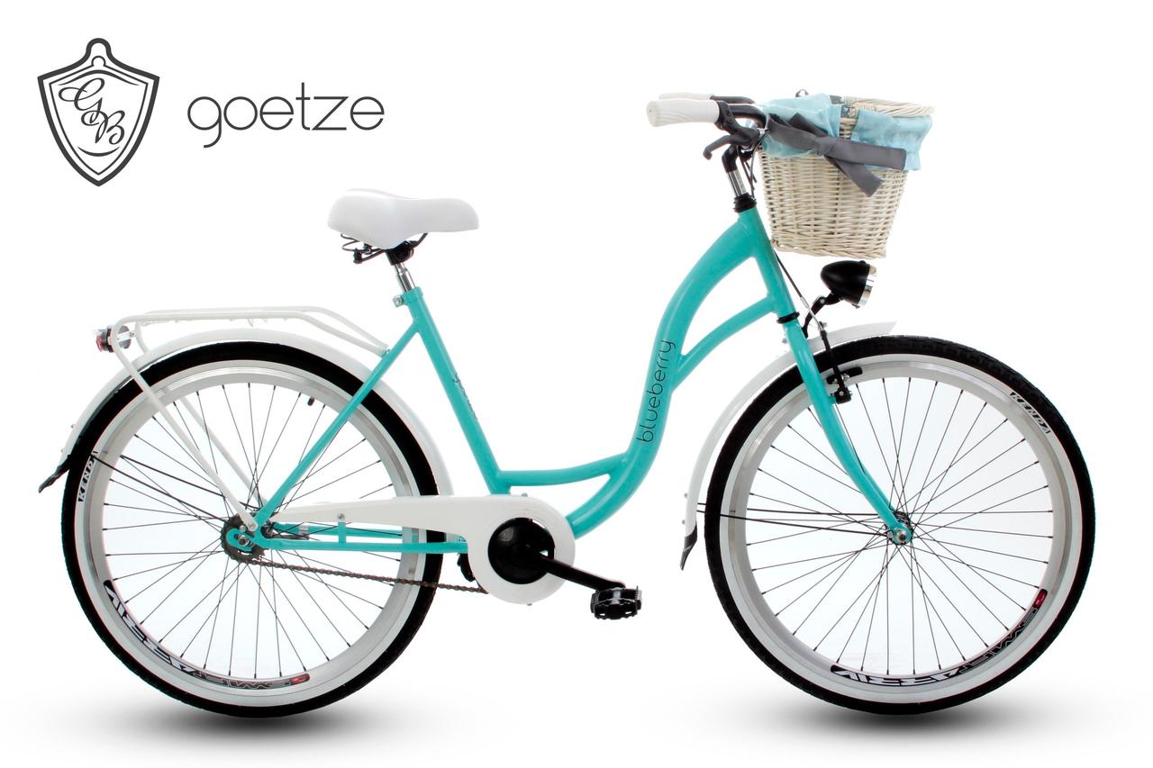 Жіночий міський велосипед GOETZE BLUEBERRY 26 + кошик