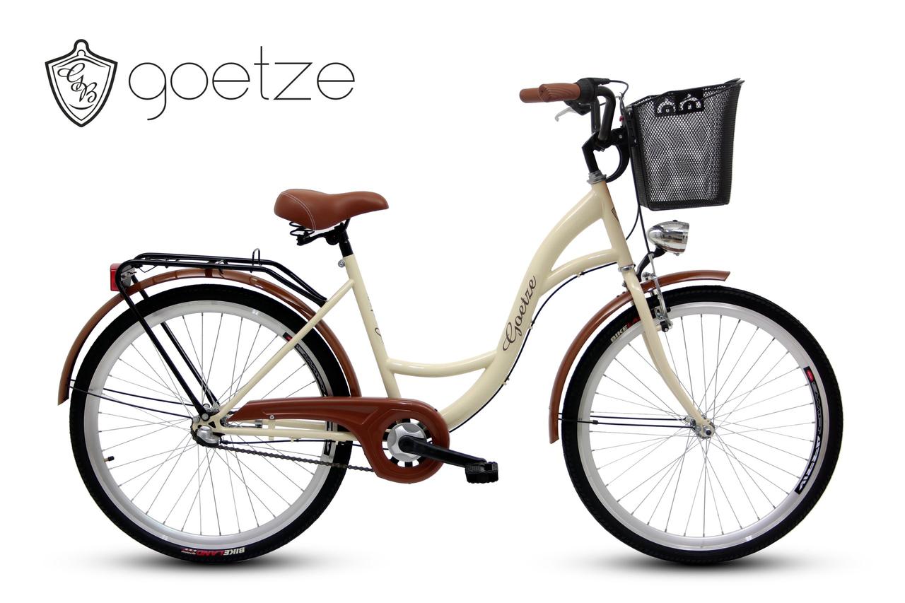 Жіночий міський велосипед GOETZE Classic 26 3 швидкості + кошик