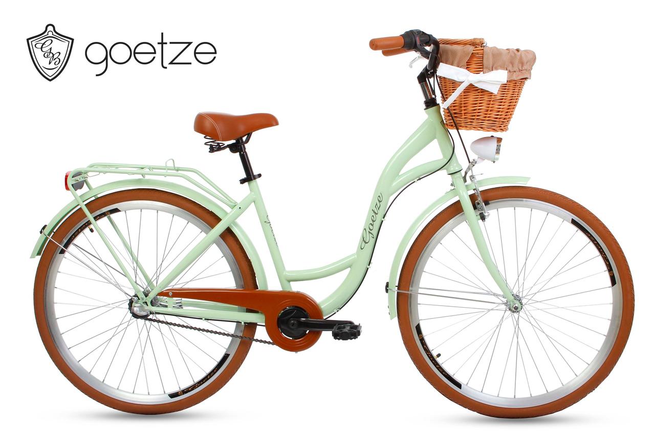 Жіночий міський велосипед GOETZE Style LTD 28 3 швидкості + кошик