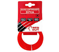 35-15016 Жилка для тріммера Зірка, 1,6мм*15м "Red Cut"