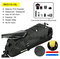 Велосипедна водонепроникна сумка під сідло Rhinowalk RK5110 10L