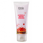 Пілінг для обличчя з натуральної целюлозою і ацеролой Ottie Acerola Micro Peeling, 150 мл(738182)