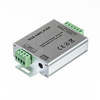 Підсилювач 3x4A, 12V, для світлодіодної RGB стрічки, 3 канали по 4А