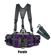 Поясна Сумка для подорожей з відділами для пляшок з водою BP-VISION Purple