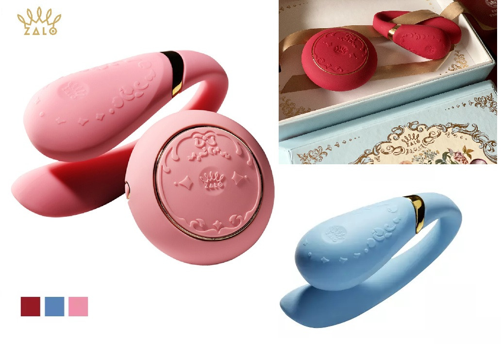 Вібратор для пар спультом ДУ і смарт управлінням ZALO Fanfan Set Rogue Pink Рожевий