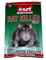 Родентицид Rat Killer (Рат Киллер) 100 г против крыс и мышей