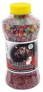 Смерть гризунів мікс зерно + гранули 400 г, Ukravit проти щурів і мишей