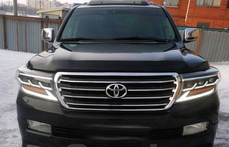 Передні фари Toyota Land Cruiser 200 (07-15) тюнінг Full Led оптика (стиль Lexus)