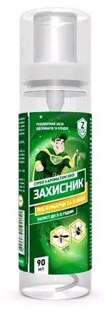 Репеллентное засіб індивідуального захисту Захисник 90 мл від тарганів та мурах, Ukravit
