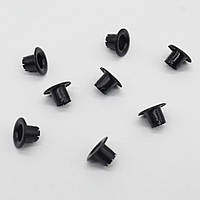 Люверсы металлические без кольца (блочка) 5.2 мм цвет черный 100шт (6342)