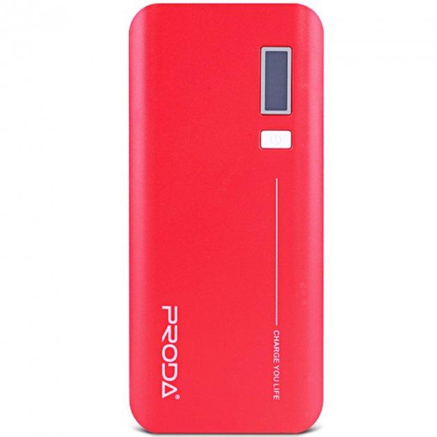 Портативна зарядка Powerbank повербанк Remax V10i Series PPL-6 20000 mAh Red