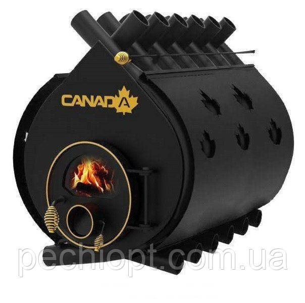 Піч булер'ян «Canada» Classic «О4»+стекло и защитный кожух