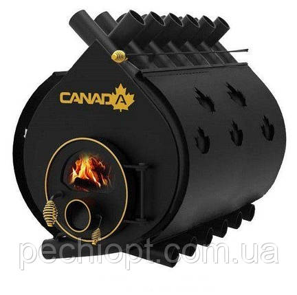 Піч булер'ян «Canada» Classic «О4»+стекло и защитный кожух, фото 1