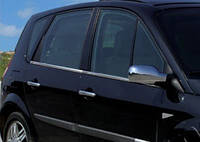 Renault Scenic 2003-2009 хром окантовка стекол