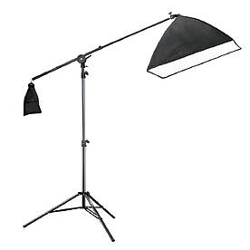 Навісний Софтбокс Журавель на 5 ламп 60 х90 див. студійне світло Softbox