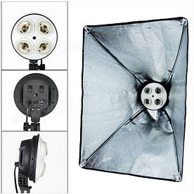 Софтбокс на 4 лампи Е27 Prolighting 50х70см ( Без стійки )