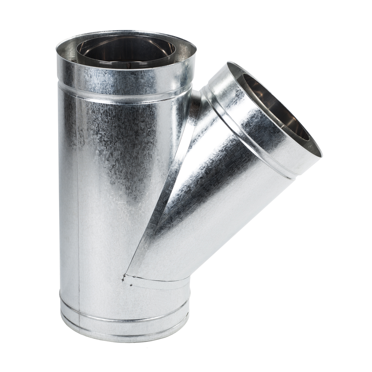 Трійник-сендвіч 45° ø180 мм 1 мм Нерж/Оц Версія-Люкс (10648)