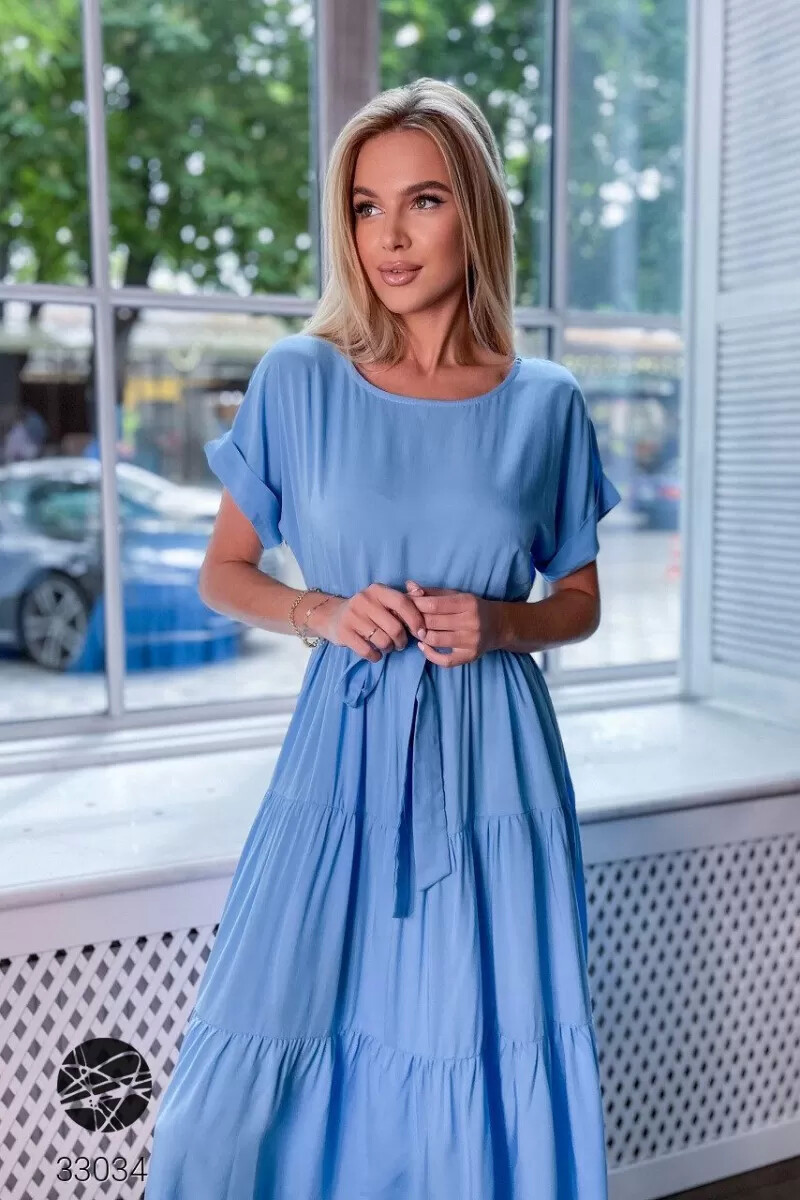 Романтична жіноча сукня, тканина "Штапель" розмір 52