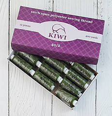 422 Швейные нитки Kiwi 40/2 (400 ярдов) Хаки.