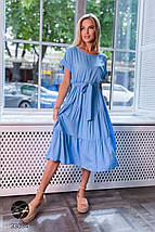 Романтична жіноча сукня, тканина "Штапель" розмір 52, фото 3