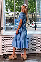 Романтична жіноча сукня, тканина "Штапель" розмір 52, фото 4