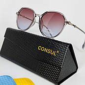 Градієнтні окуляри жіночі Consul Polaroid сонячні молодіжні стильні брендові модні сонцезахисні окуляри