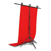 Фотофон виниловый, фон для фото предметной съемки Красный 120×200 см ПВХ