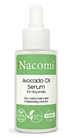 Сироватка для волосся з маслом авокадо Nacomi Avocado Oil Serum for dry ends 40 мл