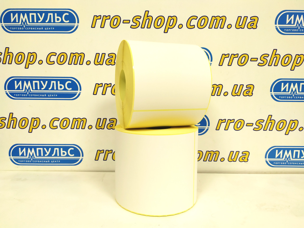 Етикетка термотрансферна (НОВА ПОШТА) 100х100 (500) напівглянець (під ріббон), фото 1