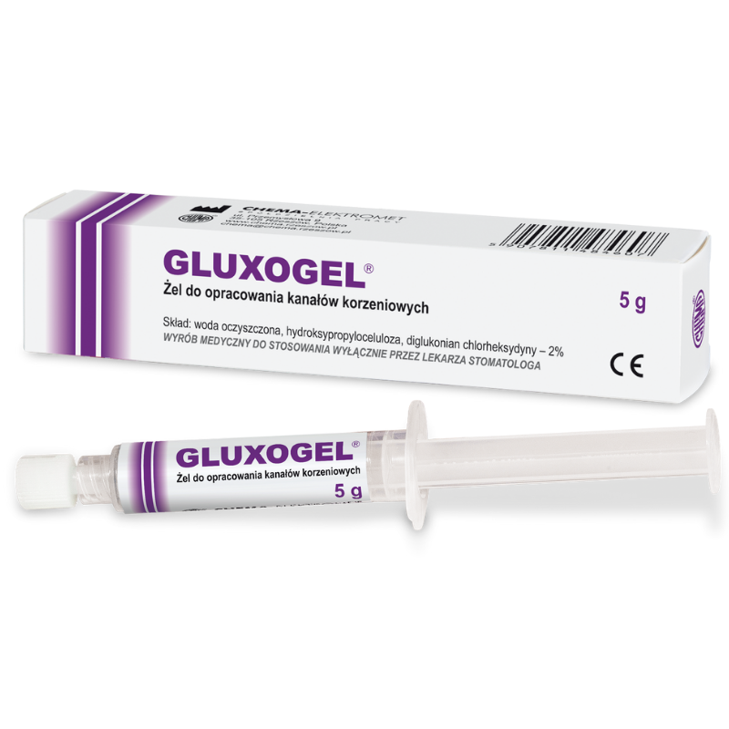GLUXOGEL 5g  (хлоргекседину глюконат 2% для промивання кореневих каналів)