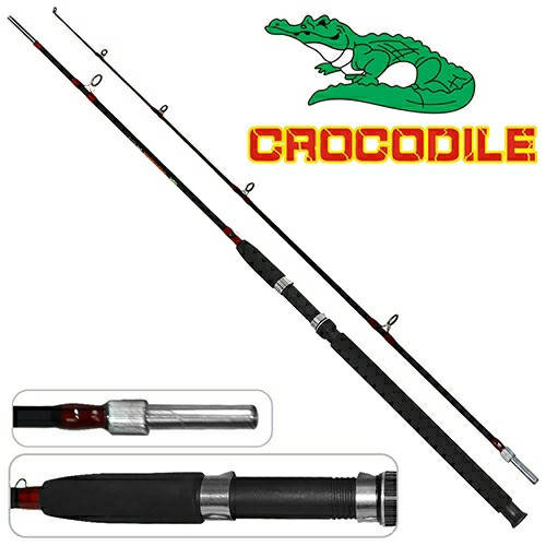 Спиннинг Crocodile (Крокодил) со скруткой 2,10м 100-250грм