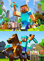 Друк їстівного фото Формат А4 Вафельний папір Майнкрафт No2