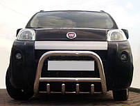 Кенгурятник QT006 нерж Peugeot Bipper 2008-