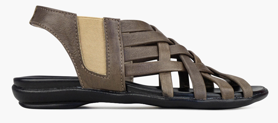 Босоножки жіночі оливкові натуральна шкіра Україна Injers - розмір 38 (24,2 см), фото 1