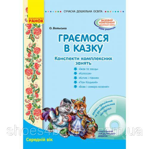 Конспект комплексних занять "Граєм у казку: Середній вік"